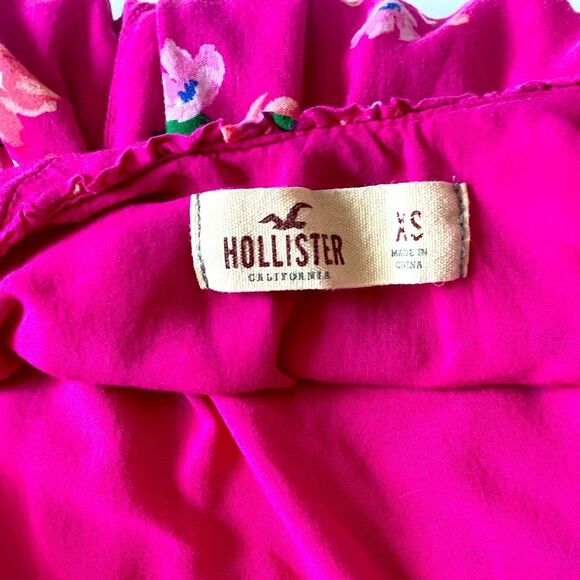 Hollister Pink Floral Mini Dress XS - Picture 10 of 10
